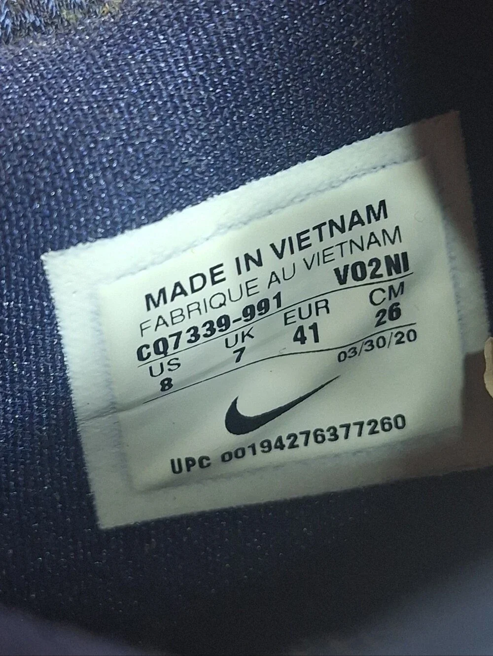 Nike PG 4 USA White Obsidian Navy Blue University Red Men's Size US 8 Basketbal